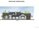 Modern home with stone and gray siding, showcasing a mountain transitional style at 6178 Oxford Peak Ln, Castle Rock, CO 80108