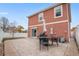 Private backyard with patio and grill area at 5552 Flanders Way, Denver, CO 80249