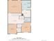 Two-story home floor plan, 1862 sq ft, includes primary bedroom, 2 bedrooms, and 2 baths at 5552 Flanders Way, Denver, CO 80249