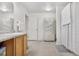 Clean bathroom with shower/tub and vanity at 5552 Flanders Way, Denver, CO 80249