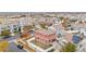 Aerial view of the house and surrounding neighborhood at 5552 Flanders Way, Denver, CO 80249