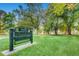 Washington Park entrance sign and lush green space at 969 S Pearl St # 204, Denver, CO 80209