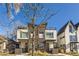 Contemporary brick home with a rooftop deck, viewed from across the street at 1312 Stuart St, Denver, CO 80204