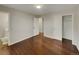 Spacious bedroom with hardwood floors and ample closet space at 8311 Ogden St, Denver, CO 80229