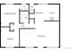 Two-bedroom, one-bathroom home floor plan featuring a living room and kitchen at 8311 Ogden St, Denver, CO 80229