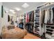 Large walk-in closet with ample shelving and hanging space at 175 Harrison St, Denver, CO 80206