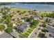 Aerial view showing home's location near a lake and park at 2504 Zenobia St, Denver, CO 80212