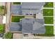 Aerial view of home and backyard from above at 2504 Zenobia St, Denver, CO 80212