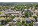Wide aerial view of property and surrounding neighborhood at 2504 Zenobia St, Denver, CO 80212
