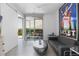 Comfortable living room with city views and access to a balcony at 4200 W 17Th Ave # 618, Denver, CO 80204