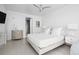 Elegant bedroom with light wood floors and a neutral color palette at 4200 W 17Th Ave # 618, Denver, CO 80204