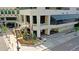 Building exterior with landscaping and stairway access at 1891 Curtis St # 1613, Denver, CO 80202