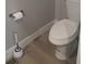 Clean bathroom with toilet and light grey flooring at 4737 E Iliff Ave, Denver, CO 80222