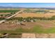 Aerial view of property and surrounding area at 1637 S Us Highway 287, Berthoud, CO 80513