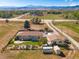 Aerial view of house and surrounding land at 1637 S Us Highway 287, Berthoud, CO 80513