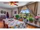 Spacious dining area with large windows offering a view of the backyard at 1637 S Us Highway 287, Berthoud, CO 80513