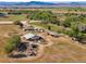 Aerial view of property and surrounding farmland at 1637 S Us Highway 287, Berthoud, CO 80513