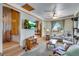 Cozy living room with fireplace at 1637 S Us Highway 287, Berthoud, CO 80513