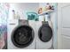 Convenient laundry room with side-by-side washer and dryer at 1637 S Us Highway 287, Berthoud, CO 80513