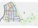 Community map showing homes, parks, and school site at 3421 N Denali St, Aurora, CO 80019