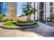 Landscaped courtyard with circular lawn at 1625 Larimer St # 904, Denver, CO 80202