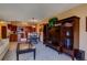 Living room with an entertainment center and comfortable seating at 1625 Larimer St # 904, Denver, CO 80202