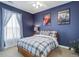 Charming bedroom with a queen bed and unique wall art at 5033 Silver Feather Way, Broomfield, CO 80023