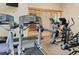 Community fitness center with treadmills, elliptical machines, and other exercise equipment at 3230 Boulder Cir # 101, Broomfield, CO 80023