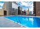 Refreshing rooftop pool with city views at 1020 15Th St # 214, Denver, CO 80202