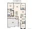 Main level floor plan showing kitchen, great room, and 3 bedrooms at 13805 Emerald Lake St, Parker, CO 80138