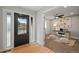 Bright entryway with hardwood floors and home office at 6690 S Sheridan Blvd, Littleton, CO 80123