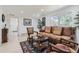 Living room with hardwood floors and elegant furnishings at 2635 S Josephine St, Denver, CO 80210