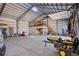 Large workshop with mezzanine and various tools at 12421 High Country Trl, Littleton, CO 80127