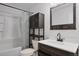 Clean bathroom, includes a shower/tub combo and vanity at 1626 S Sheridan Blvd, Denver, CO 80232