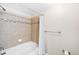 Clean bathroom with a bathtub and shower at 9019 E Panorama Cir # D211, Centennial, CO 80112