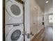 Convenient laundry room with stackable washer and dryer at , Commerce City, CO 80022