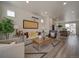 Bright living room features hardwood floors, modern furniture, and an open floor plan at , Commerce City, CO 80022