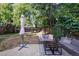 Relaxing backyard patio with comfortable seating at 1473 Yates St, Denver, CO 80204