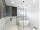 Contemporary bathroom with a soaking tub and walk-in shower at 4121 Kalamath St, Denver, CO 80211
