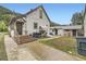 Home's backyard with patio, shed and mountain views at 2730 Miner St, Idaho Springs, CO 80452