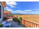 Relaxing deck with mountain views and outdoor seating at 4111 W 149Th Ave, Broomfield, CO 80023