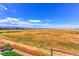 Aerial view of homes and landscape, showcasing a community with mountain views at 4111 W 149Th Ave, Broomfield, CO 80023