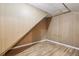 Small attic storage room with sloped ceilings at 1340 Xanthia St, Denver, CO 80220