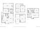 Floor plan displaying a 2-story home with detached garage and finished basement at 1340 Xanthia St, Denver, CO 80220