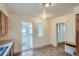 Kitchen with access to back porch and other rooms at 3637 Lowell Blvd, Denver, CO 80211