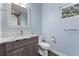 Modern bathroom with granite countertop and updated fixtures at 1150 S Garfield St, Denver, CO 80210