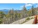 Scenic mountain views and road below at 11770 Leavenworth Dr, Conifer, CO 80433