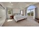 Spacious main bedroom with vaulted ceilings and mountain views at 11770 Leavenworth Dr, Conifer, CO 80433