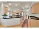 Modern kitchen with stainless steel appliances and granite counters at 11770 Leavenworth Dr, Conifer, CO 80433