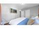 Cozy bedroom with a queen bed and view of backyard at 1137 Colorado Blvd, Denver, CO 80206